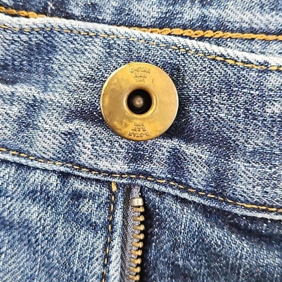 G-Star Raw 3301 Barrel Leg Jeans Men's 30x28 Blue 3D Jeans EUC Streetwear - Picture 13 of 16